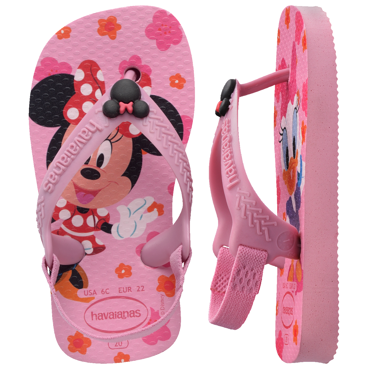 Chinelo Baby Disney Clássicos Minnie e Margarida: Conforto e Fofura Infantil