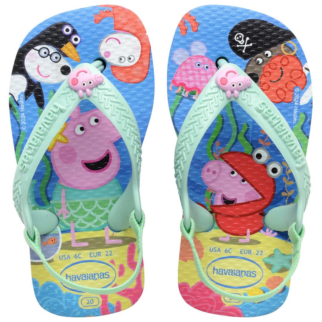 Chinelo Baby Peppa Pig Azul Lavanda: Conforto e Segurança para Pequenos Pés