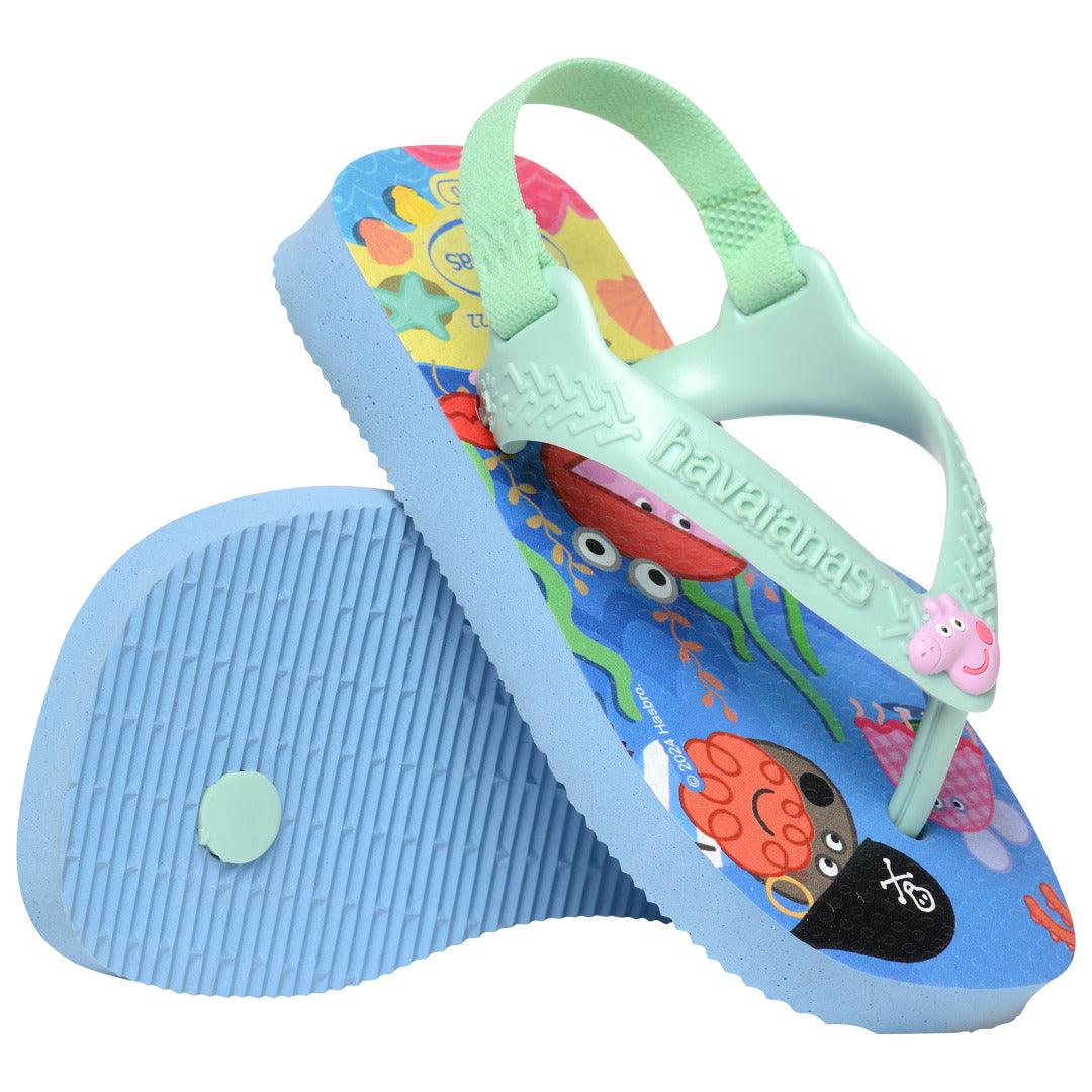 Chinelo Baby Peppa Pig Azul Lavanda: Conforto e Segurança para Pequenos Pés