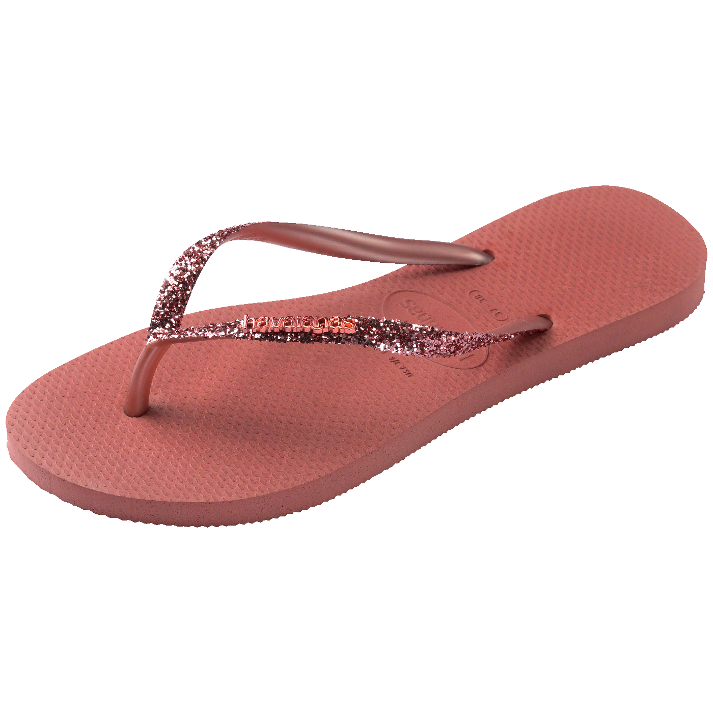 Chinelo Slim Glitter II Feminino: Brilho Sofisticado, Conforto e Estilo Verão