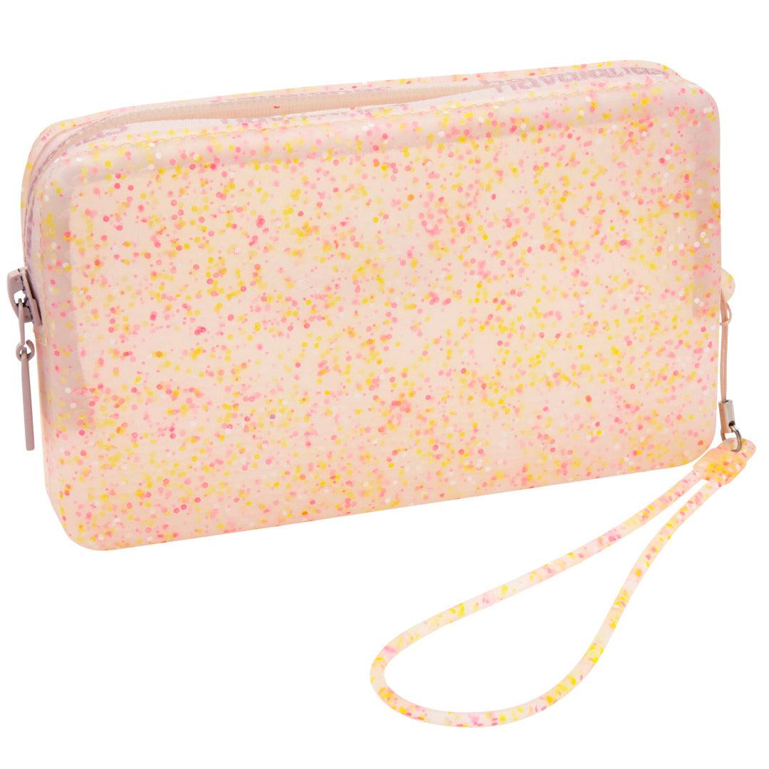 Mini Bolsa Super Glitter Rosa: Acessório Chique Transparente para Brilhar