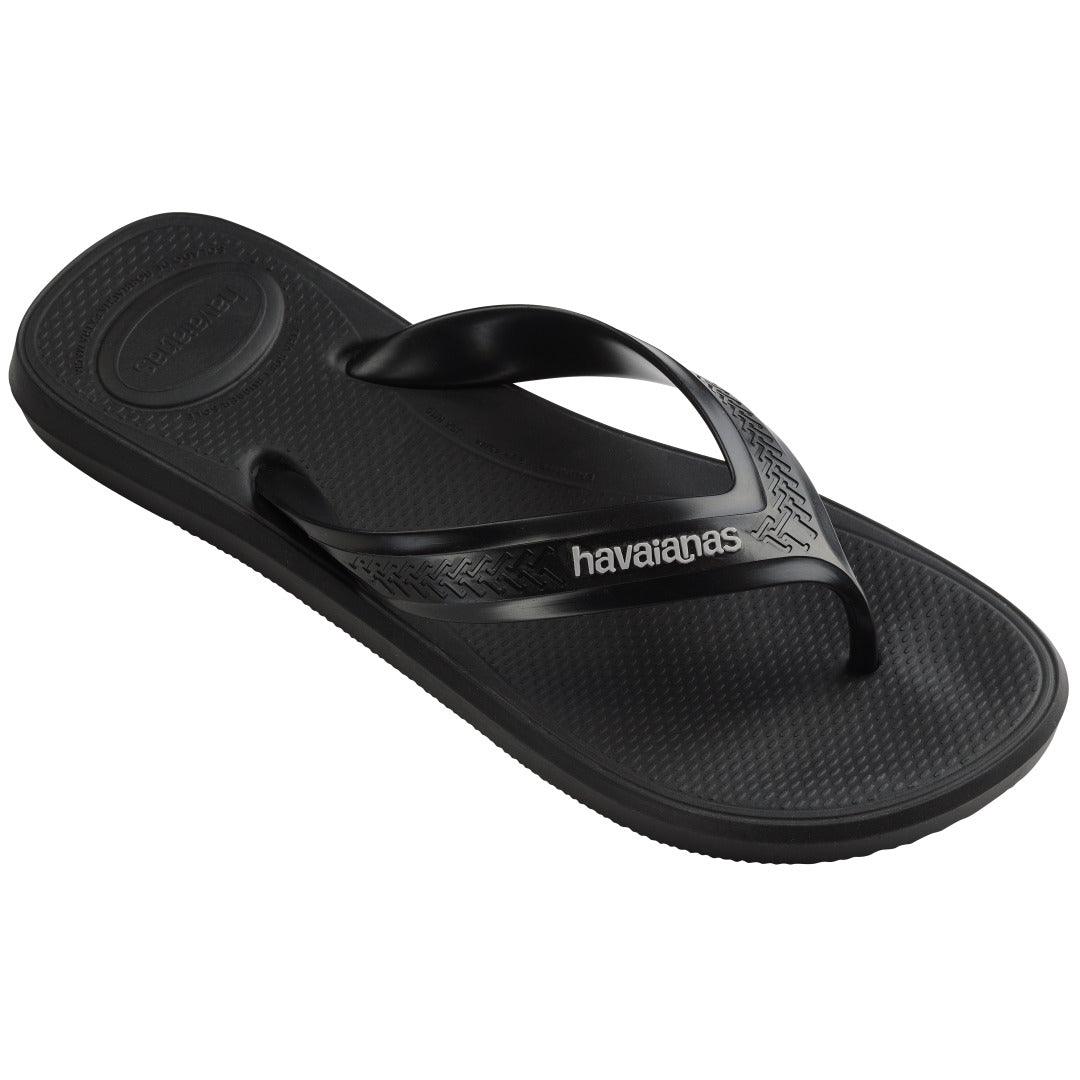 Chinelo Top Max Comfort Preto: Tiras Largas e Solado Anatômico para Conforto