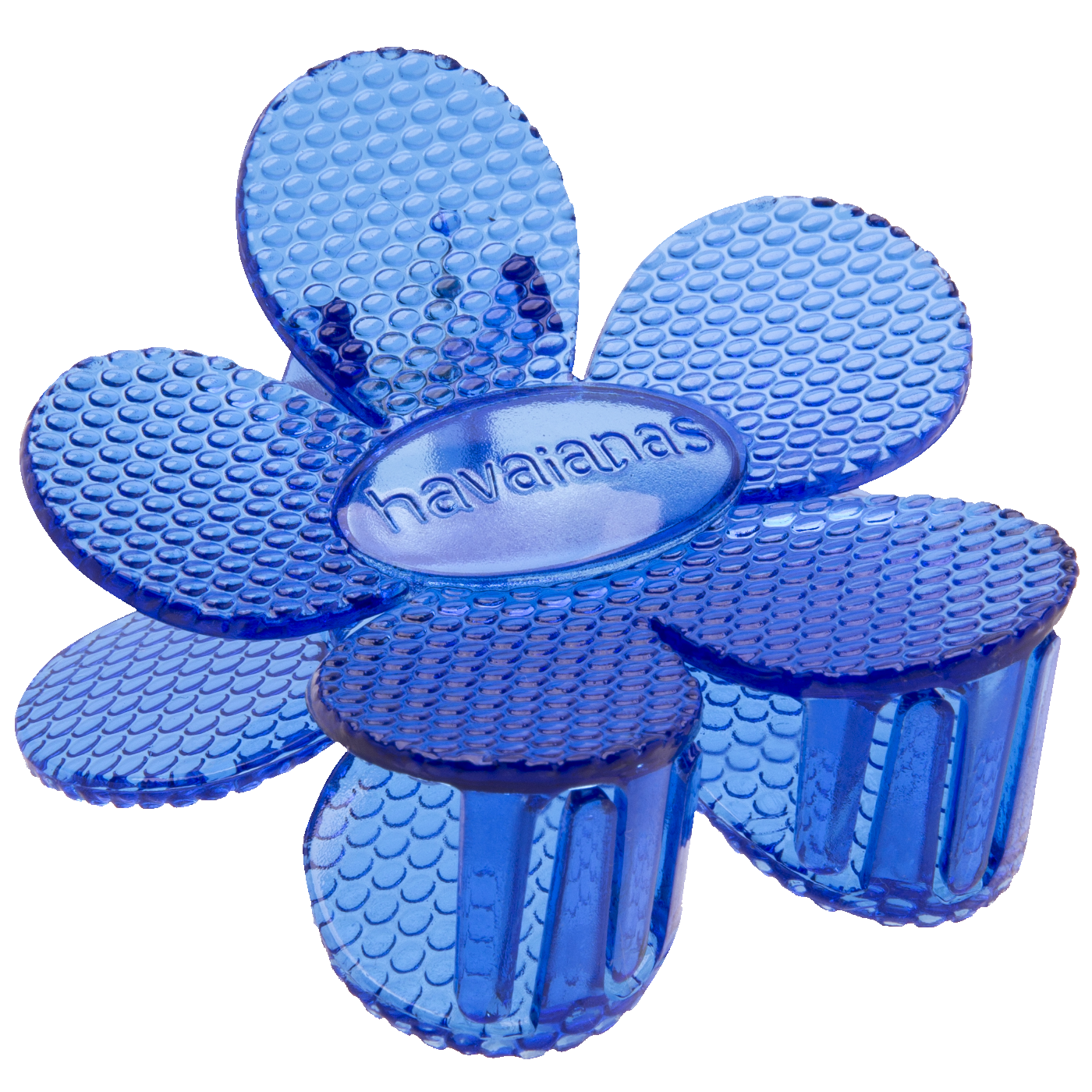 Presilha de Cabelo Floral Azul Brilhante: Estilo Icônico para o Verão