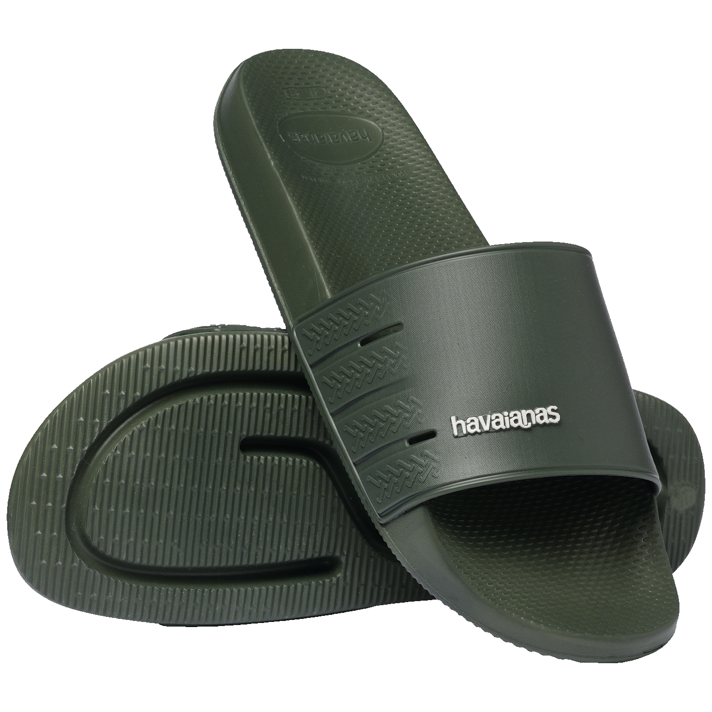 Chinelo Slide Zero Unissex Verde Olive Conforto Leve Durável Verão