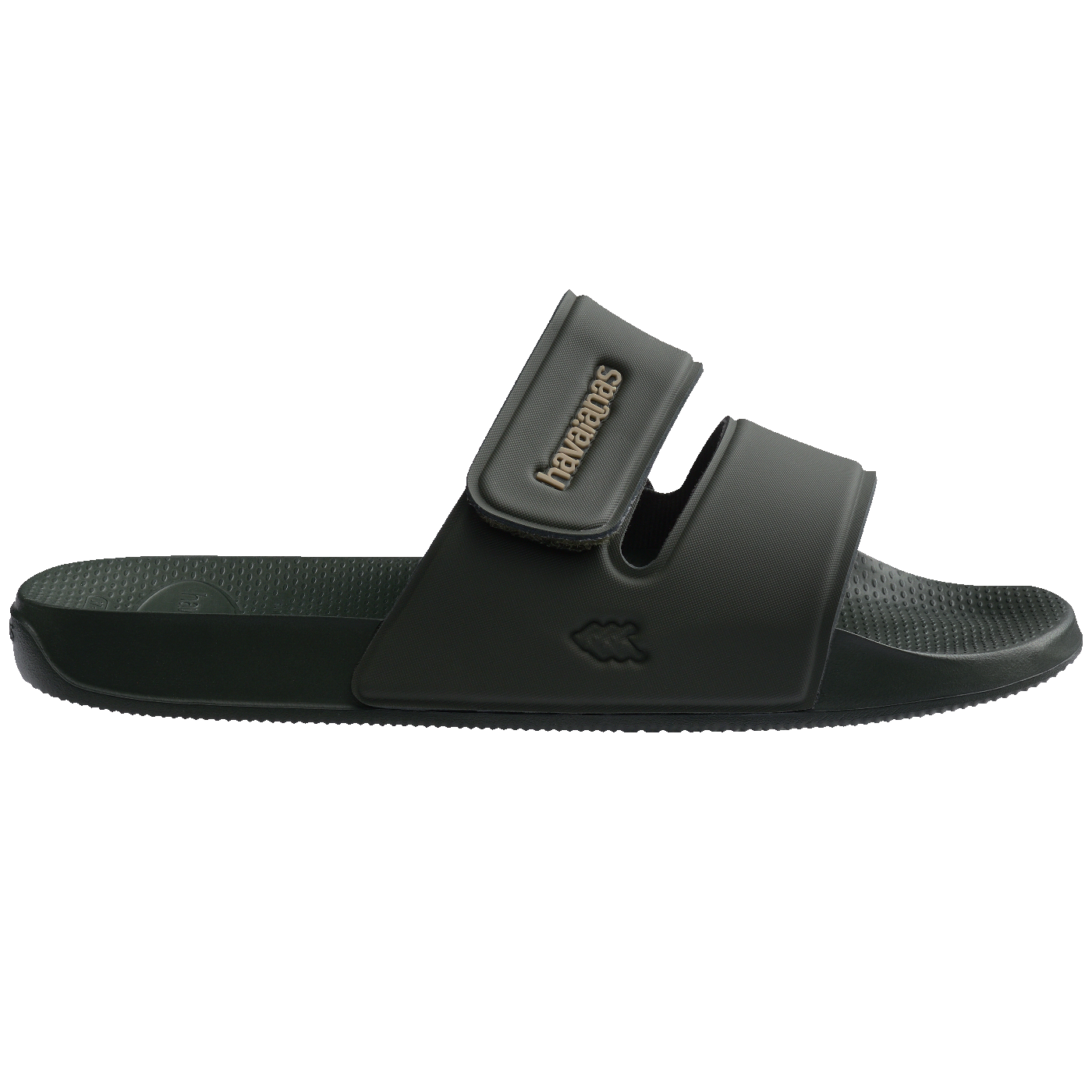 Chinelo Slide Strap Confortável Unissex Verde Olive para Verão e Praia