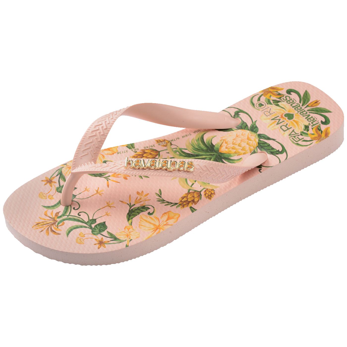 Chinelo Farm Beleza de Abacaxi: Estilo Tropical, Conforto e Design Exclusivo