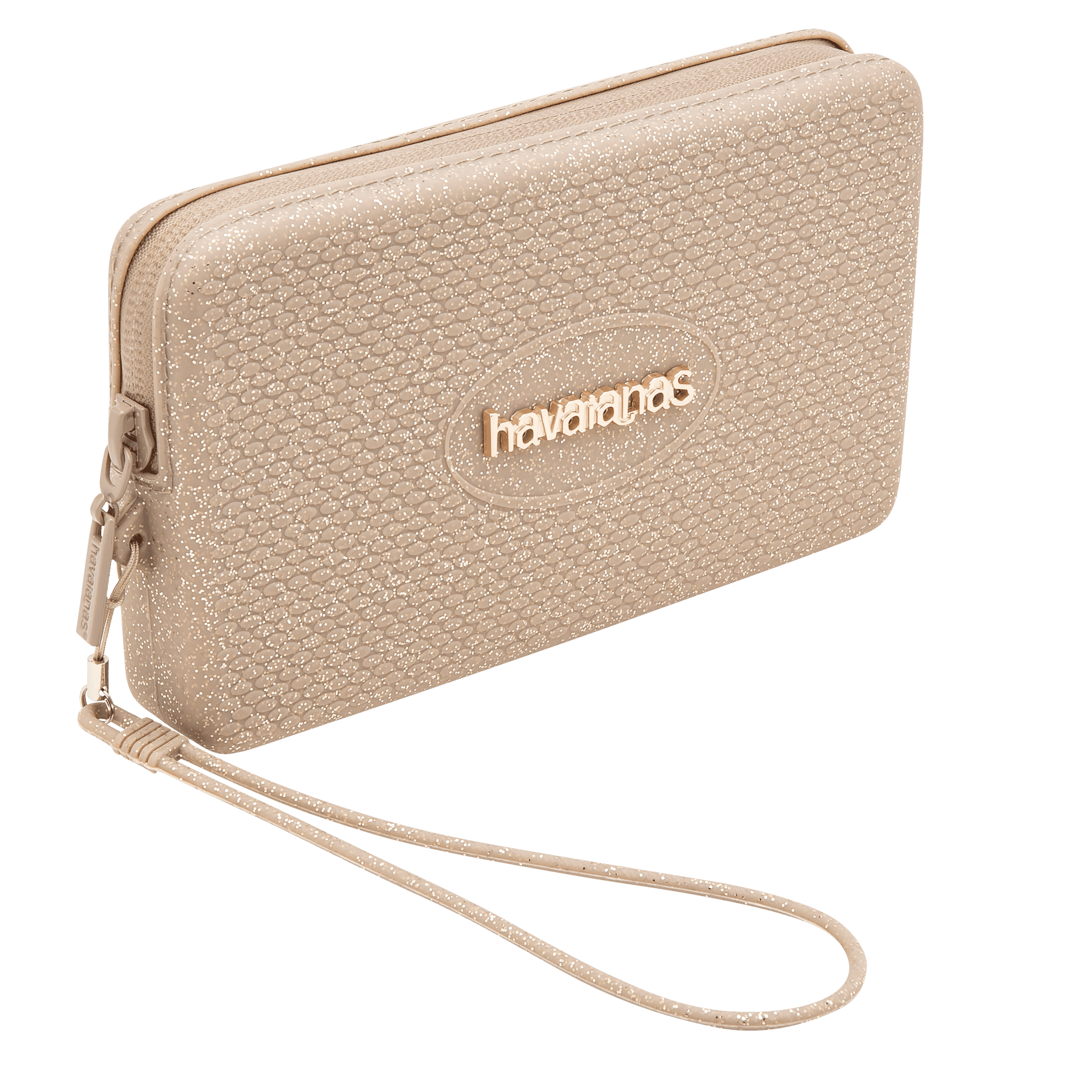 Mini Bolsa  Glitter Dourada Elegante Compacta Brilhante Acessórios Essenciais