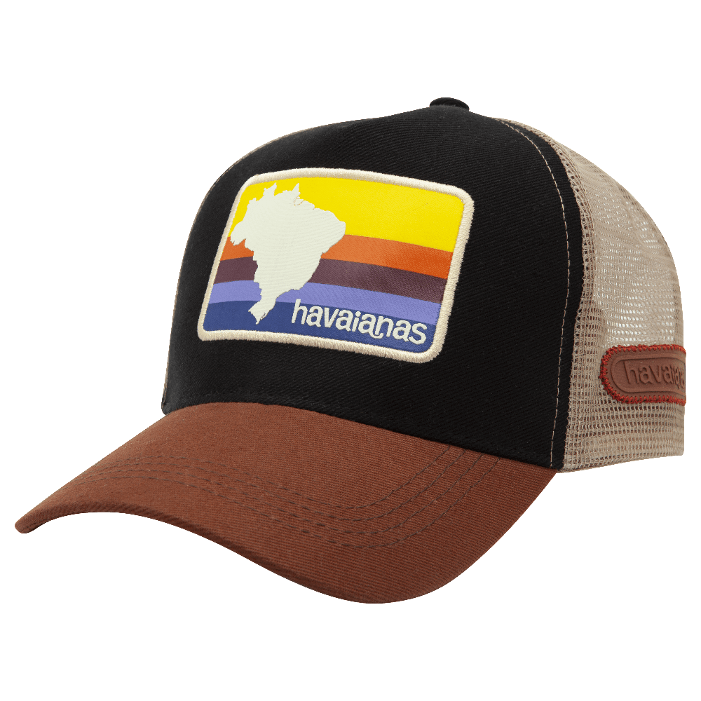 Boné  Trucker Café Ajustável Estiloso Proteção Solar Conforto Dia a Dia Verão