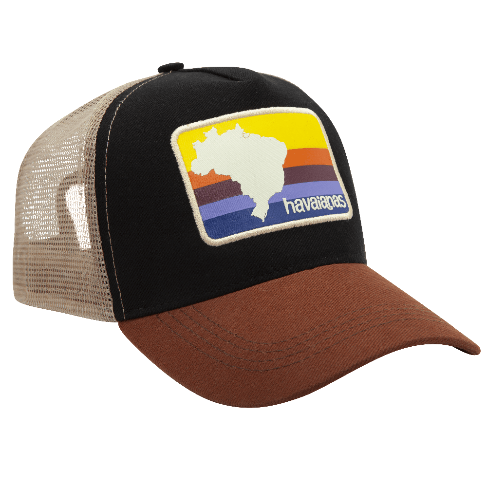 Boné  Trucker Café Ajustável Estiloso Proteção Solar Conforto Dia a Dia Verão