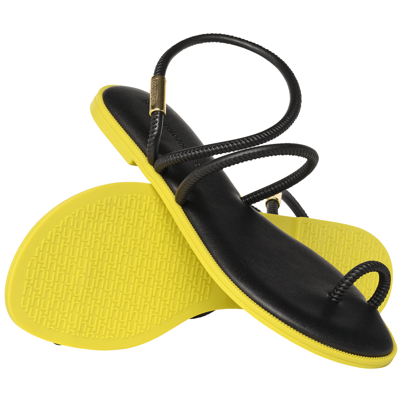 Rasteirinha  Una Pitanga Preta: Tiras Minimalistas, Conforto e Leveza