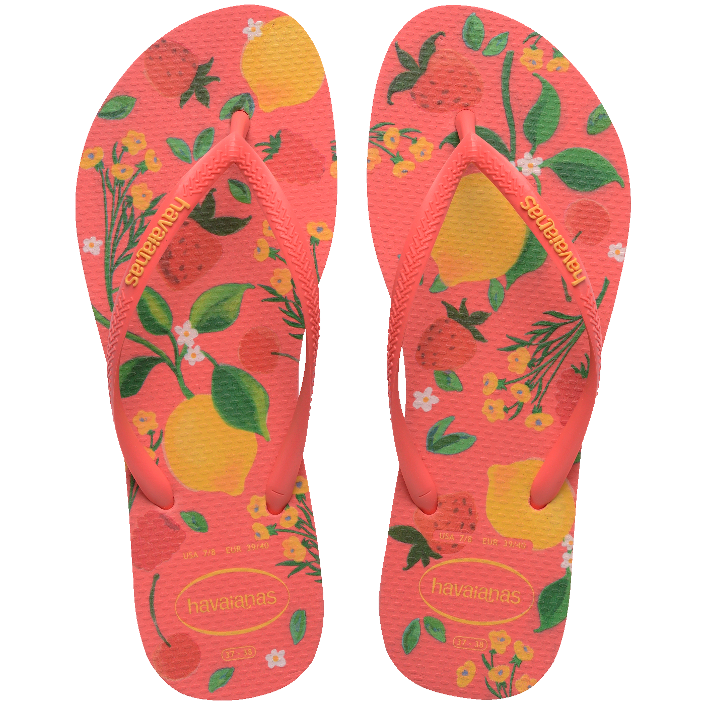 Chinelo  Slim Summer Bliss: Estampa Tropical Feminina, Conforto Leve para o Verão