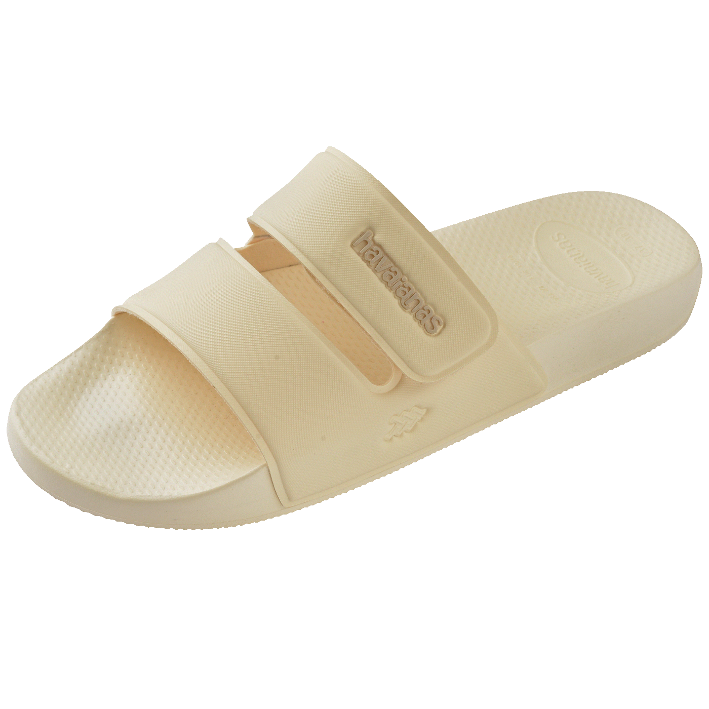 Chinelo Slide  Strap Creme: Conforto Superior, Estilo Moderno e Durabilidade