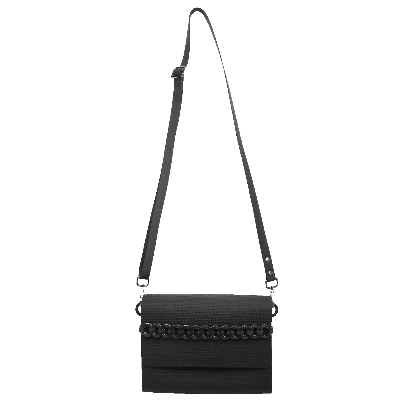 Bolsa Tiracolo  Casual Correntes Cromadas: Estilo Único e Praticidade